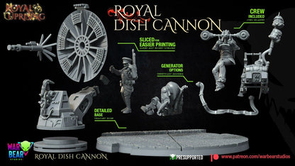 Royal Dish Cannon Star Wars RPG Legion Shatterpoint compatible - War Bear