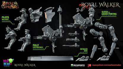 Posable Royal Rebel Walker Star Wars RPG Legion Shatterpoint compatible War Bear