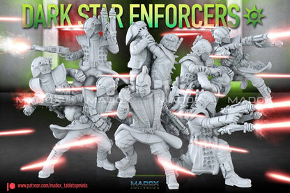 9 Dark Star Enforcers Star Wars Legion RPG Shatterpoint compatible War Bear