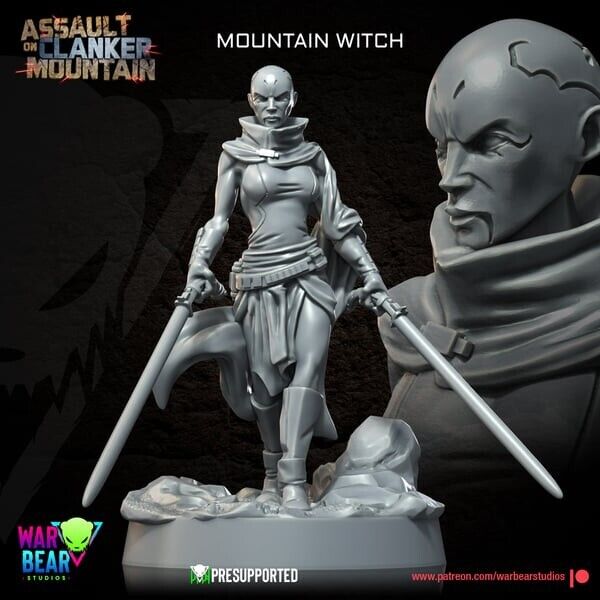 Mountain Witch Ventress Star Wars RPG Legion Shatterpoint compatible - War Bear