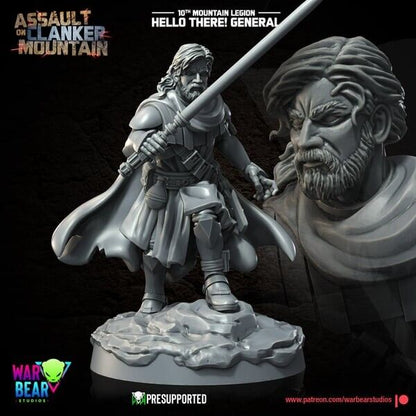 Mountain General Obi Wan Star Wars RPG Legion Shatterpoint compatible - War Bear