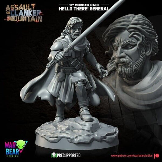 Mountain General Obi Wan Star Wars RPG Legion Shatterpoint compatible - War Bear