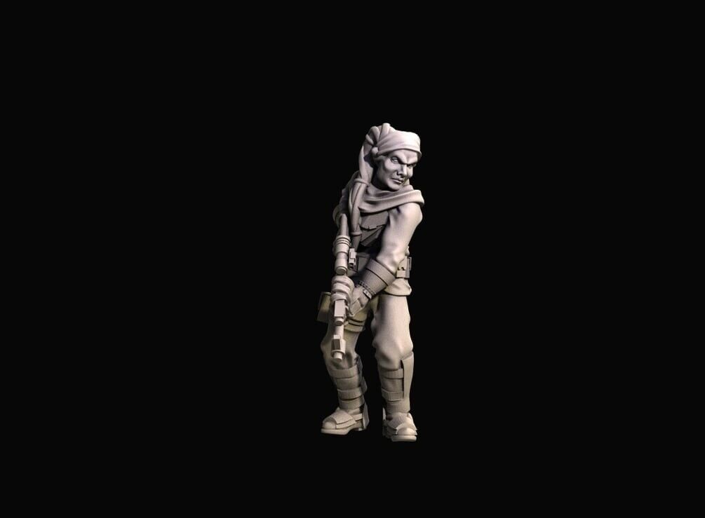 7 Twilek Desert Troops Star Wars RPG Legion Shatterpoint compatible War Bear