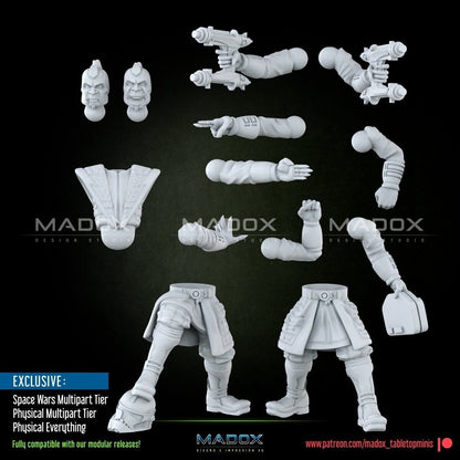 9 Dark Star Enforcers Star Wars Legion RPG Shatterpoint compatible War Bear
