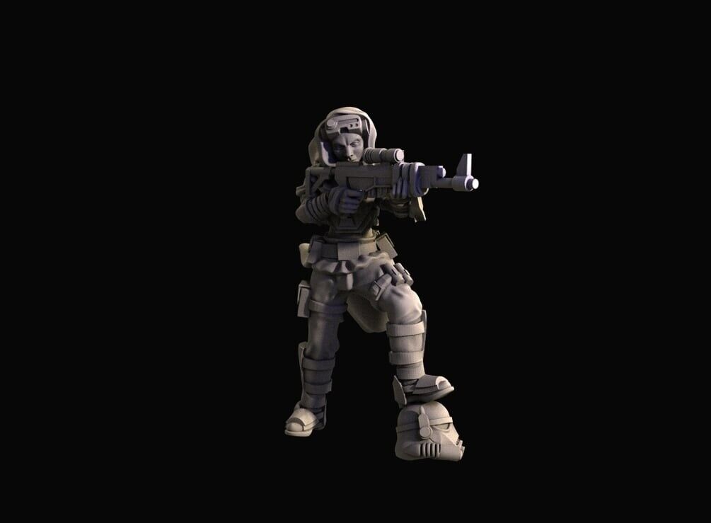 7 Twilek Desert Troops Star Wars RPG Legion Shatterpoint compatible War Bear