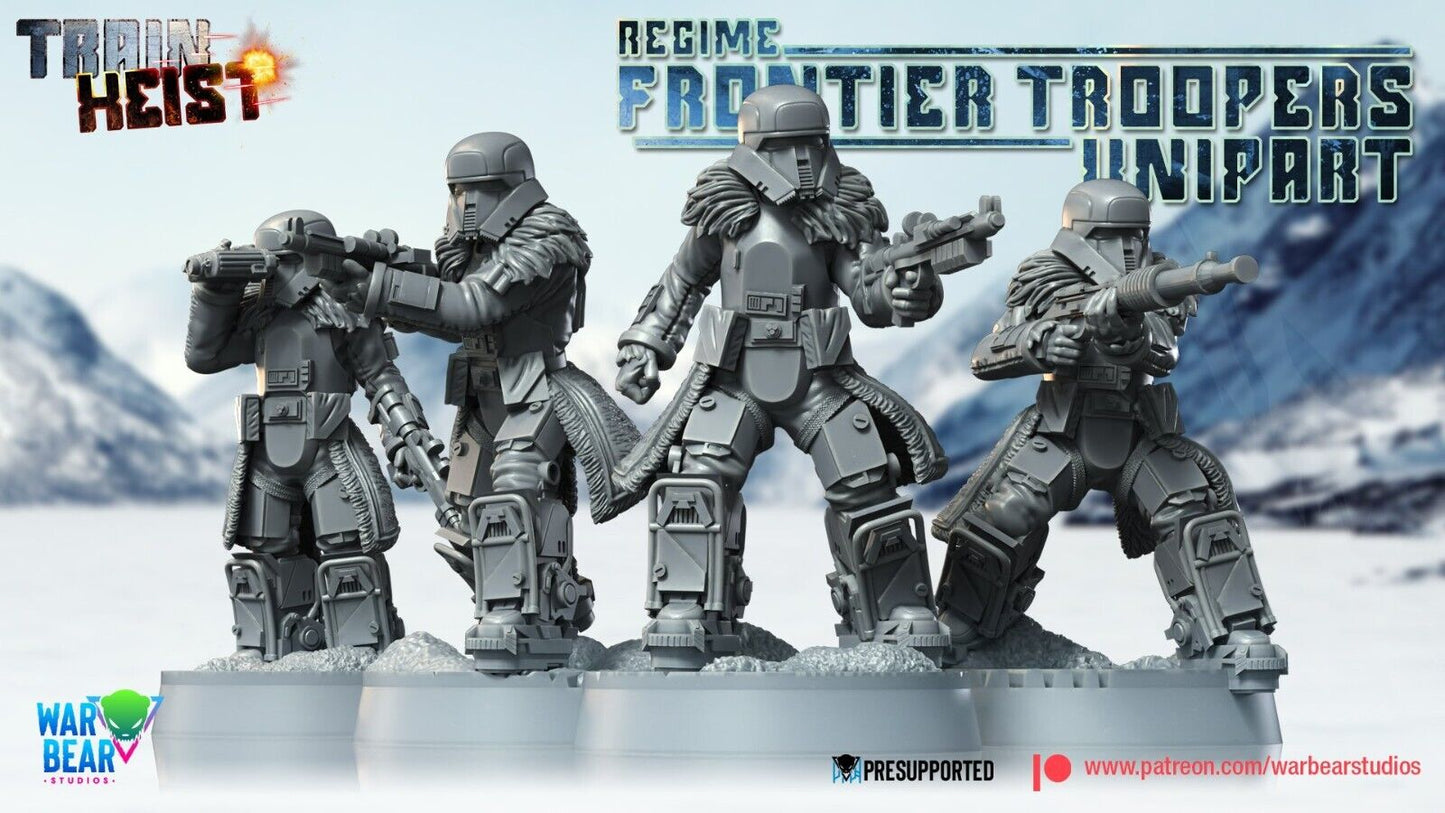 8 Imp Frontier Troopers Star Wars RPG Legion Shatterpoint compatible - War Bear