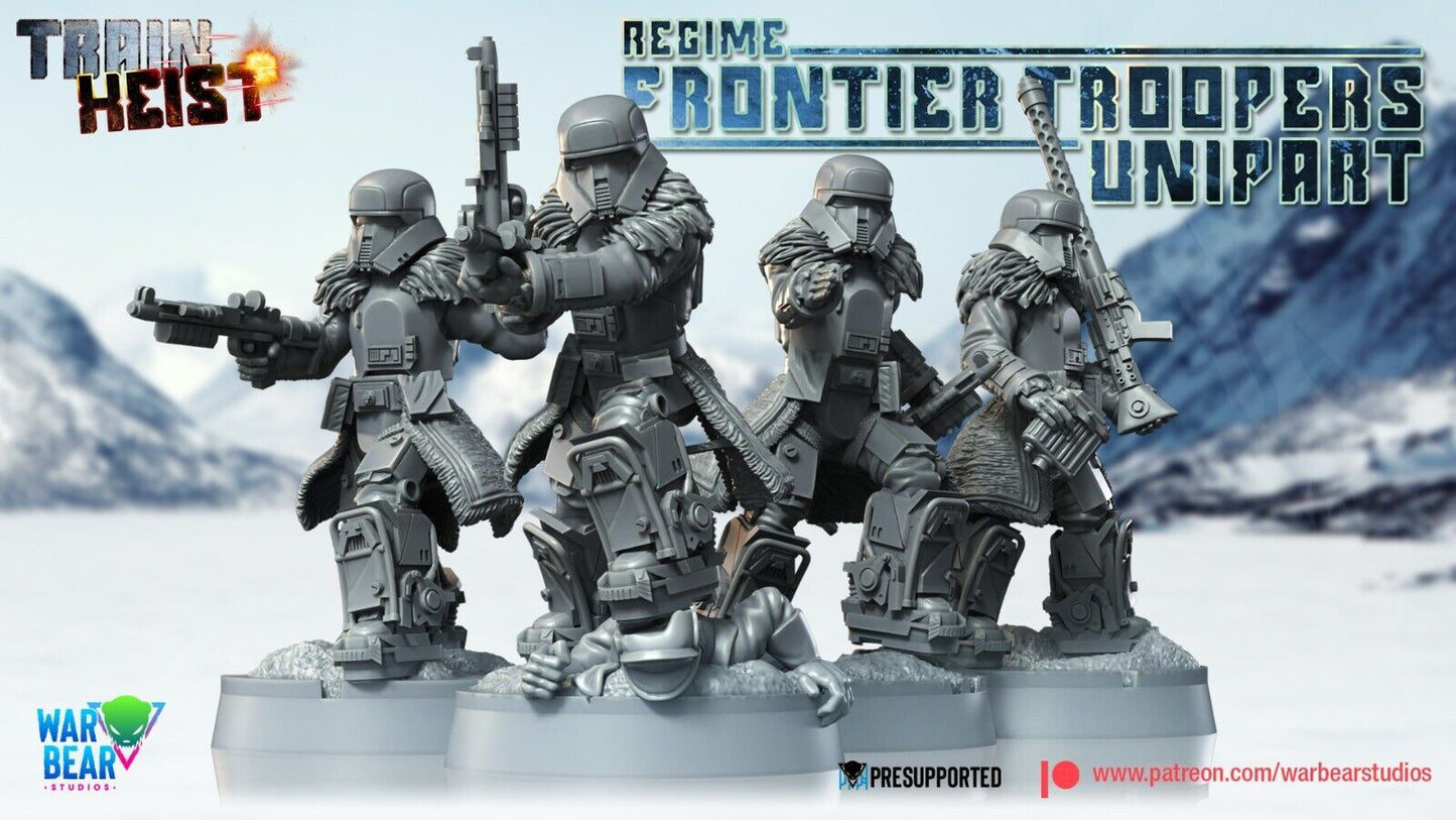 8 Imp Frontier Troopers Star Wars RPG Legion Shatterpoint compatible - War Bear