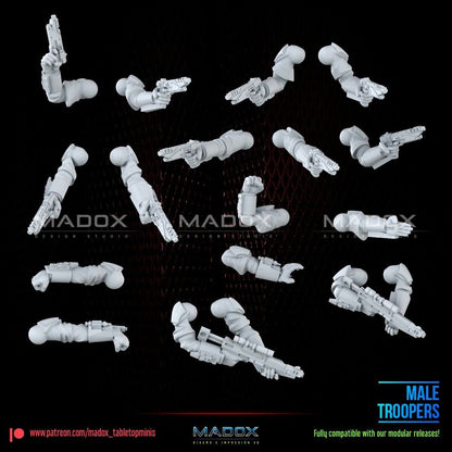 10 Mandalorian Commandos Star Wars Legion RPG Shatterpoint compatible War Bear