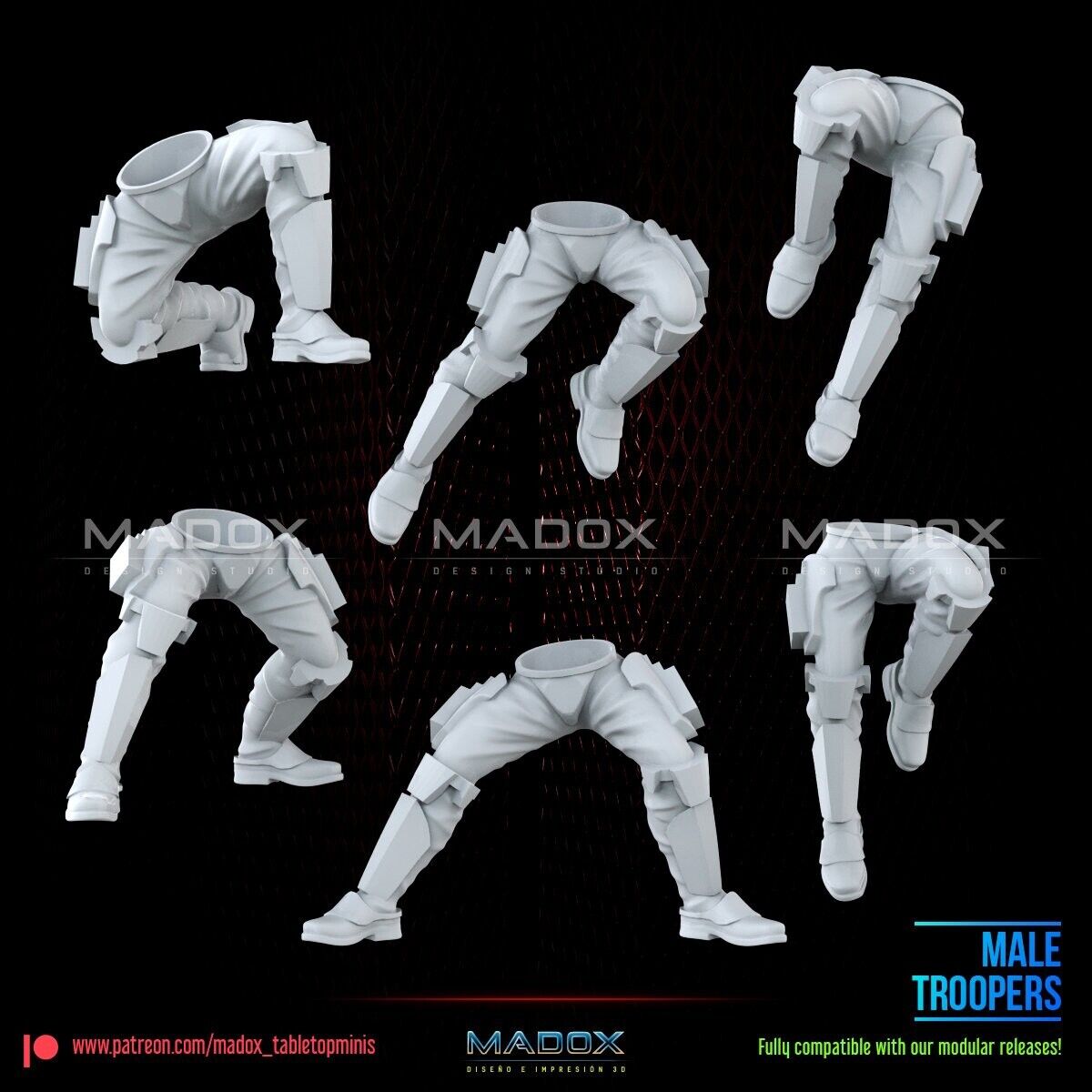 10 Mandalorian Commandos Star Wars Legion RPG Shatterpoint compatible War Bear