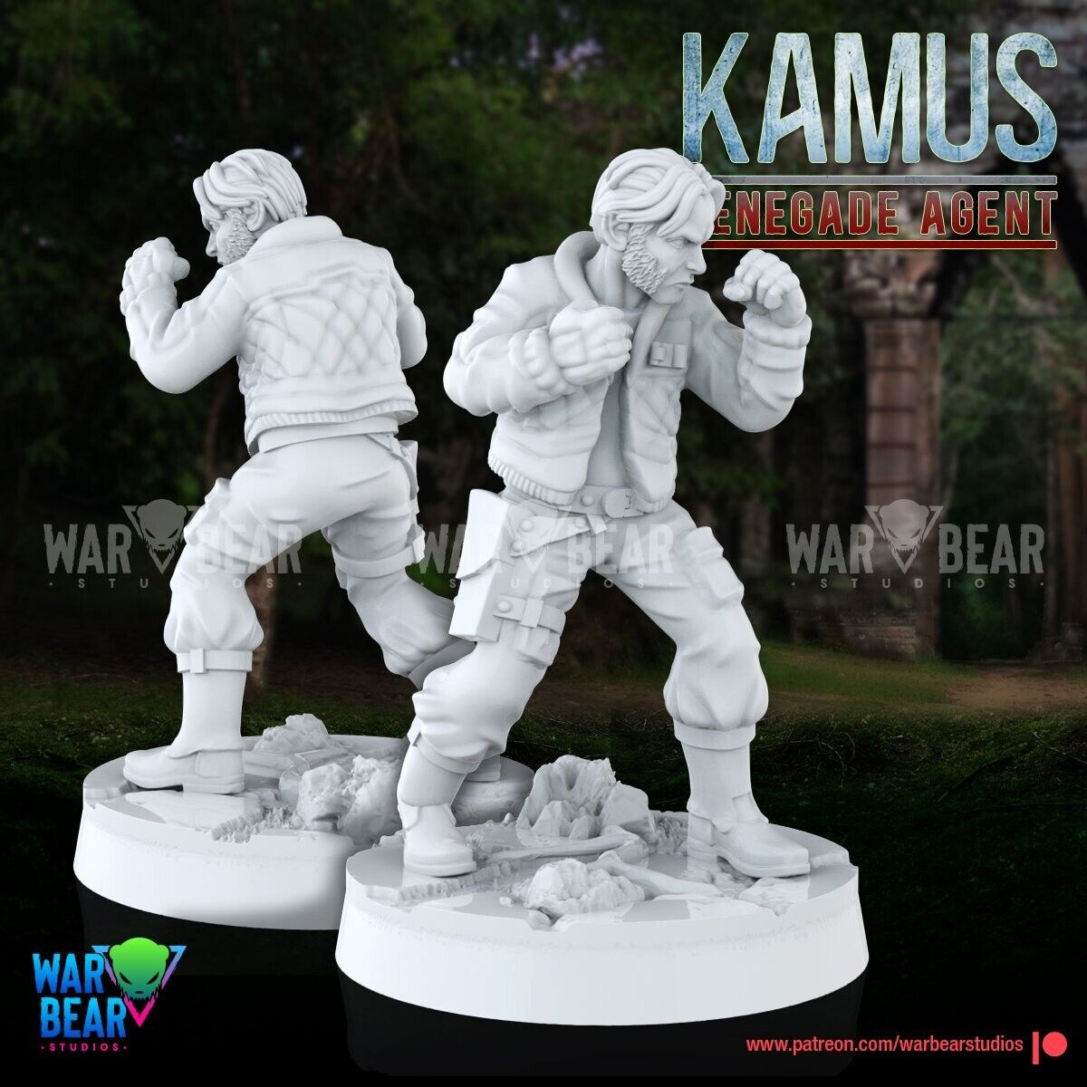 3 Kamus Renegade Agent Star Wars RPG Legion Shatterpoint compatible War Bear
