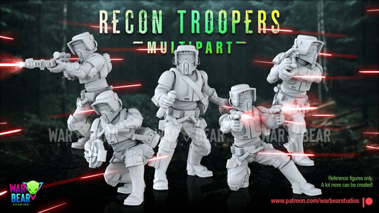 10 Imperial Recon Troops Star Wars Legion RPG Shatterpoint compatible War Bear
