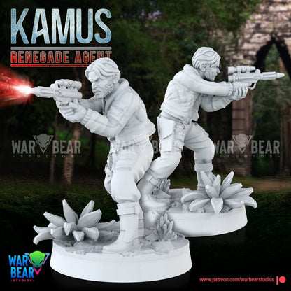 3 Kamus Renegade Agent Star Wars RPG Legion Shatterpoint compatible War Bear