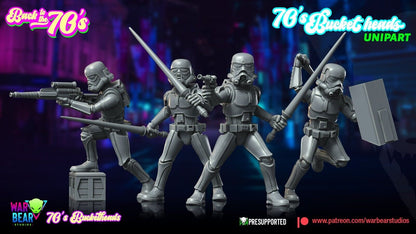 8 70's Imperial Troopers Star Wars RPG Legion Shatterpoint compatible - War Bear