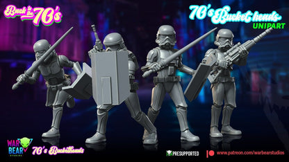 8 70's Imperial Troopers Star Wars RPG Legion Shatterpoint compatible - War Bear