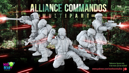 10 Rebel Commandos Star Wars Legion RPG Shatterpoint compatible War Bear