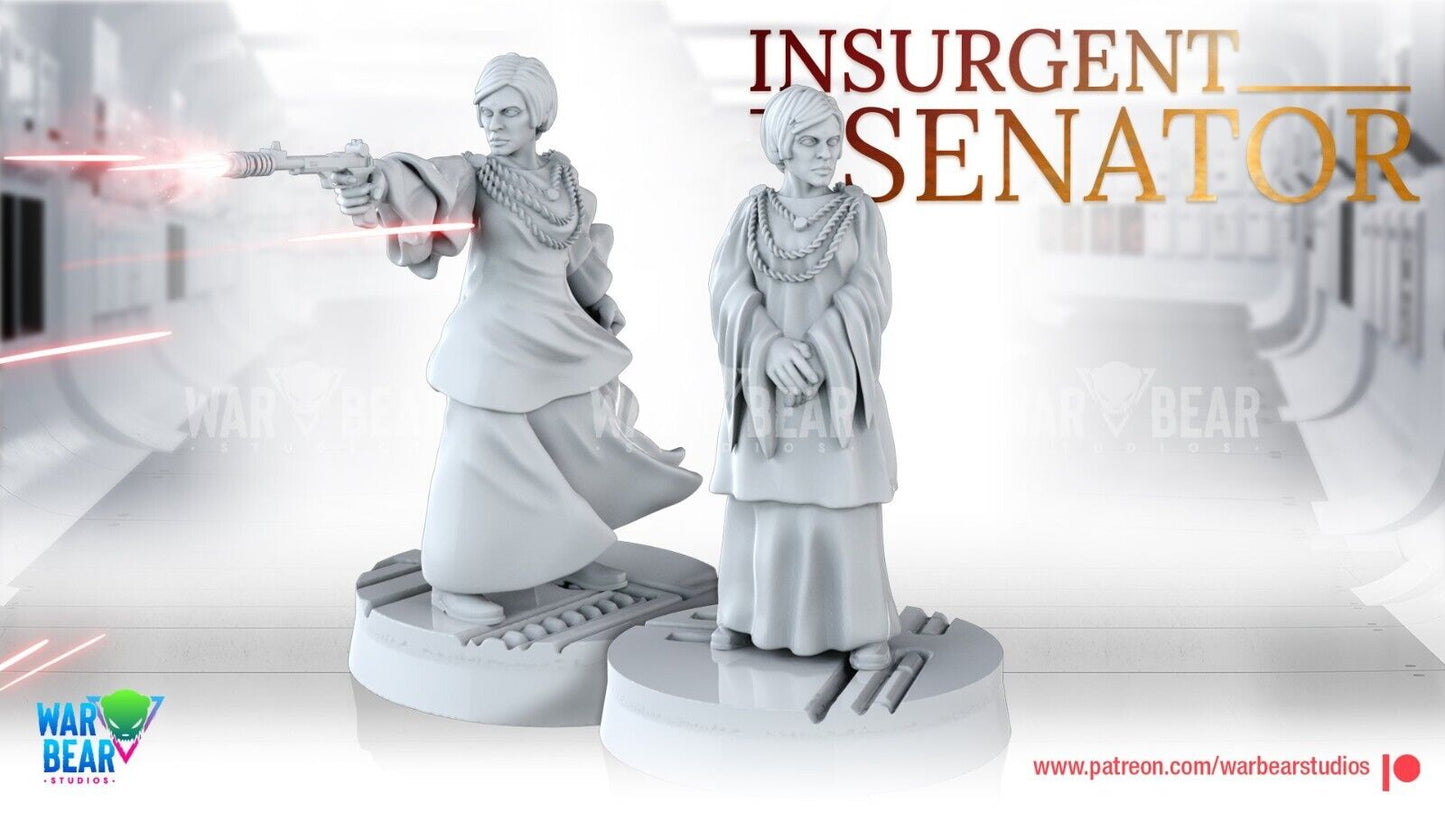 2 Mon Mothma Senator Agent Star Wars RPG Legion Shatterpoint compatible War Bear