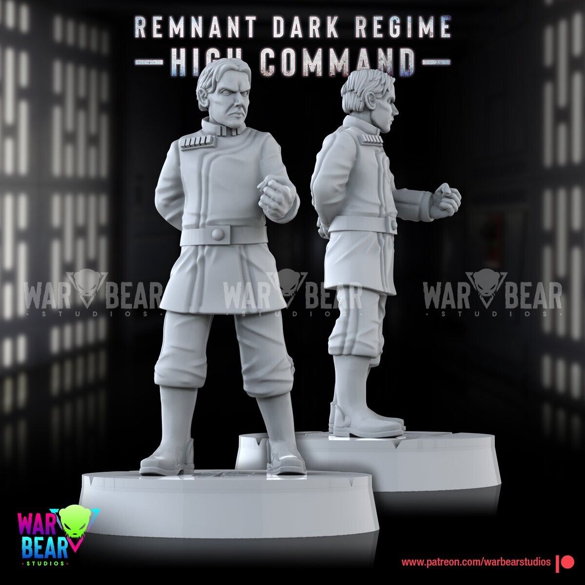 Imperial Remnant Admiral Star Wars RPG Legion Shatterpoint compatible WarBear