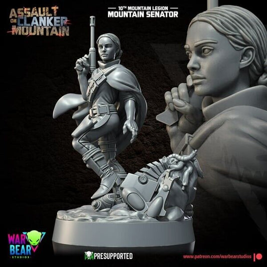 Mountain Senator Amidala Star Wars RPG Legion Shatterpoint compatible- War Bear