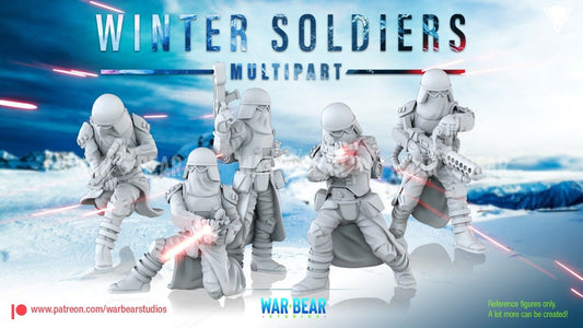 10 Imperial Winter Troopers Star Wars Legion RPG Shatterpoint compatible WarBear