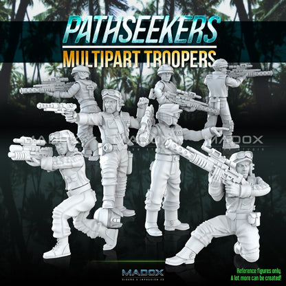 10 Rebel Scout Pathseekers Star Wars Legion RPG Shatterpoint compatible War Bear