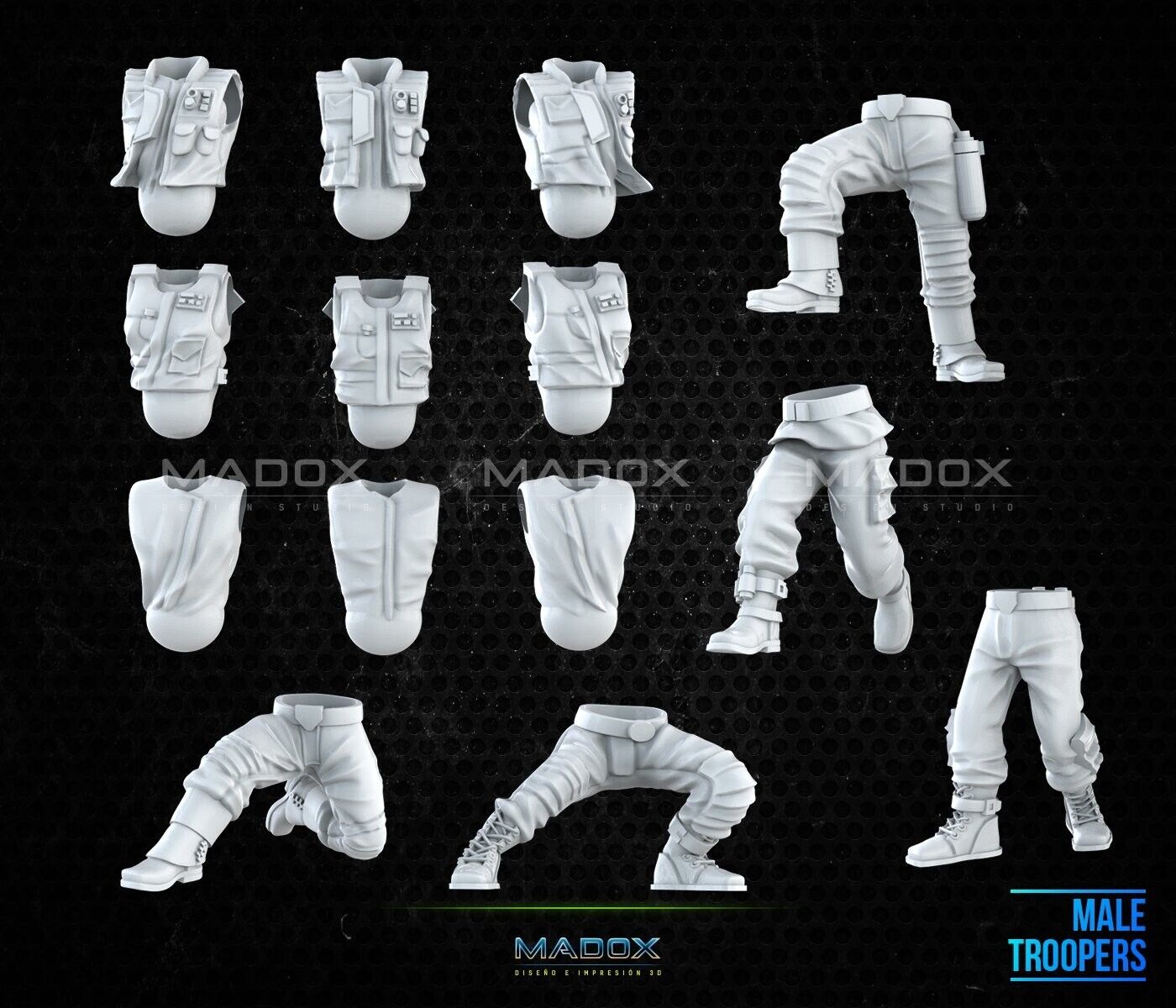 10 Rebel Scout Pathseekers Star Wars Legion RPG Shatterpoint compatible War Bear