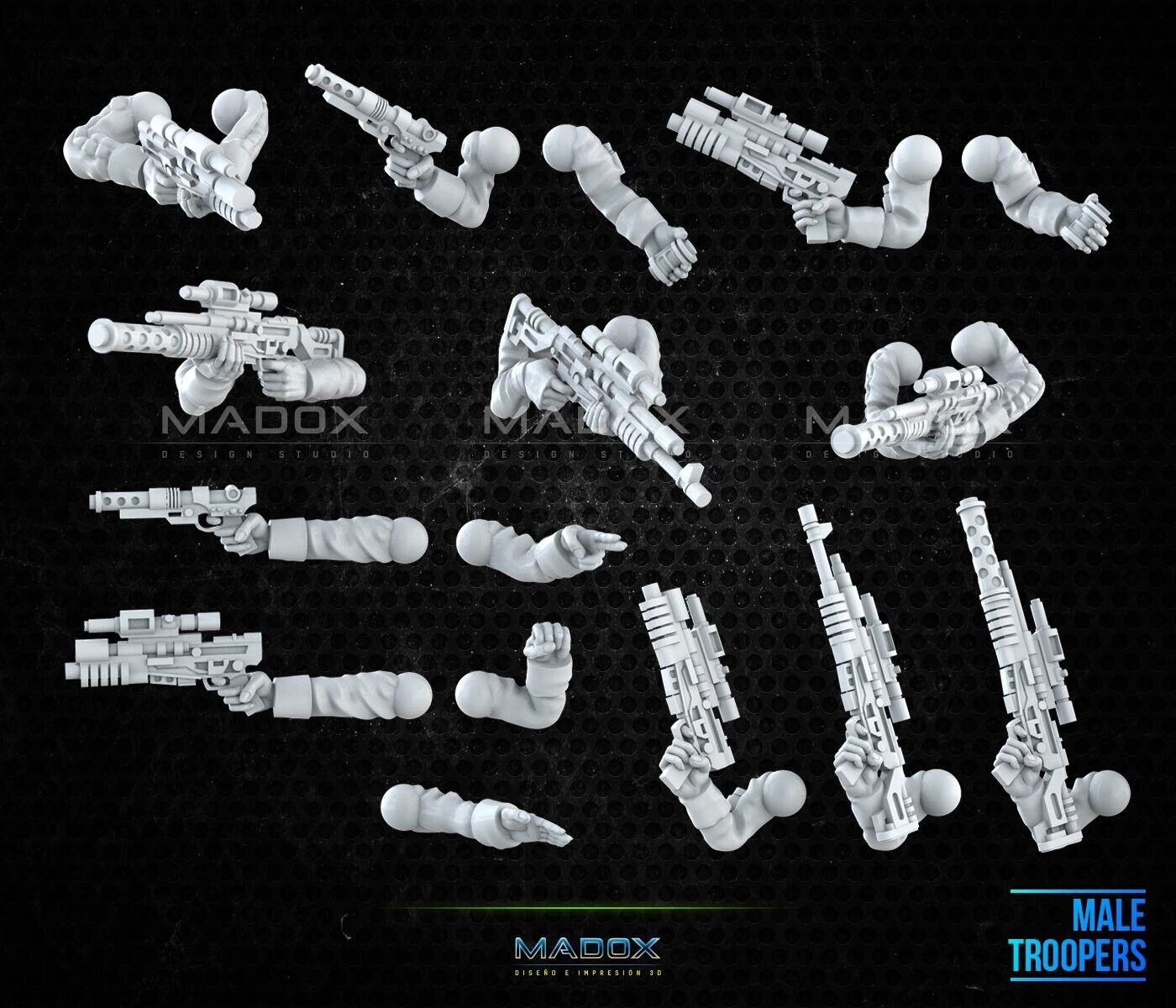 10 Rebel Scout Pathseekers Star Wars Legion RPG Shatterpoint compatible War Bear