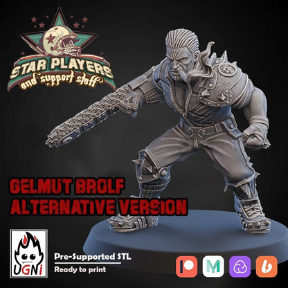 Gelmut Brolf - Fantasy Football Star Player - UGNI
