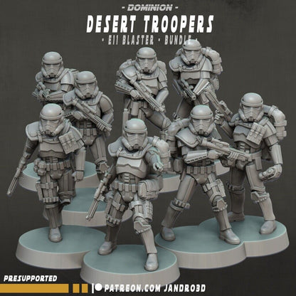 Remnant E-11 Blaster / Specialist Desert Troopers -Star Wars Legion compatible J