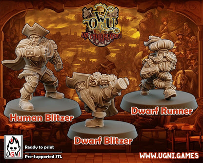 Old World Union / Human Fantasy Football Team -  Conquistadors OWU -Ugni