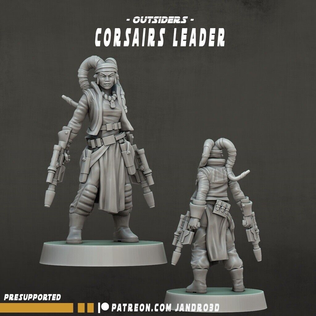 Twi'lek Soce Corsair Leader Proxy Star Wars Legion Shatterpoint compatibl Jandro