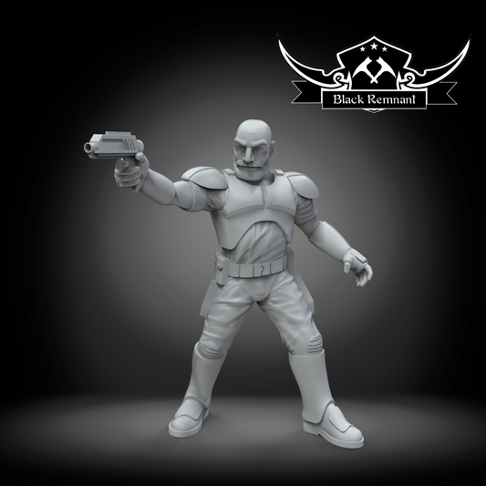 Old Clone Trooper (Rex proxy )Star Wars Legion / Shatterpoint Black Remnant