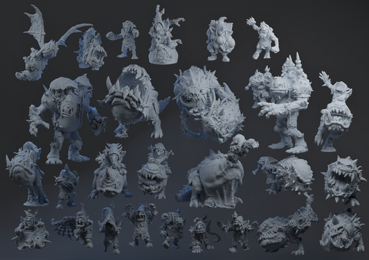 Goblin/ Squig Teams 'Fearsome Fungitz' Fantasy Football Team