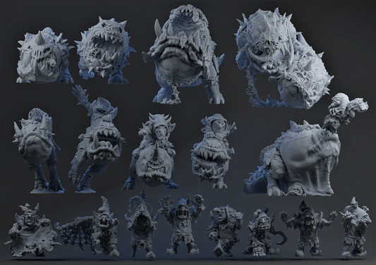 Brutefun Goblin/ Squig Teams 'Fearsome Fungitz' Fantasy Football Team