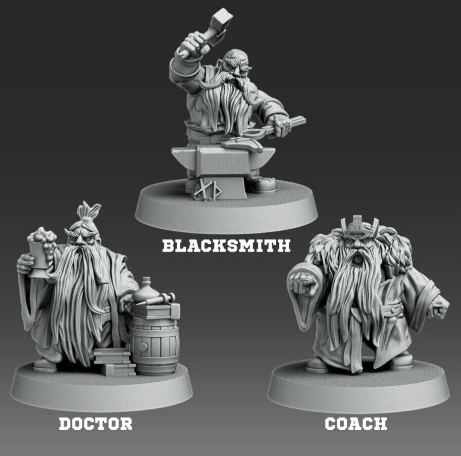 Dwarf support staff Fantasy Football -  - Cheerleaders, Apothecary - ROP