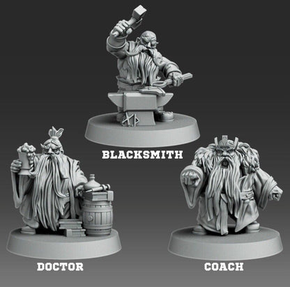 Dwarf support staff Fantasy Football -  - Cheerleaders, Apothecary - ROP
