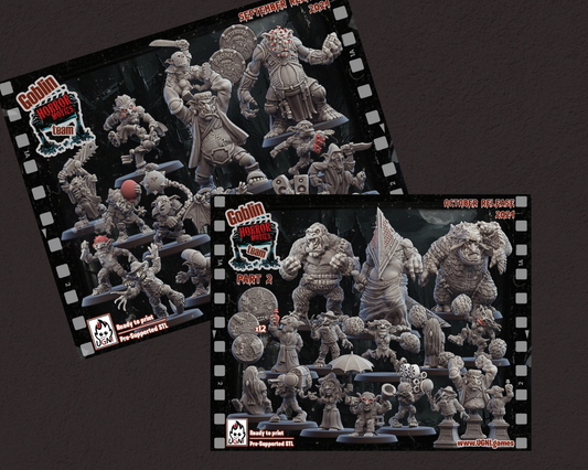 Goblin 'Horror Movie' Fantasy Football Team -  - Troll, Cheerleader, Apoth
