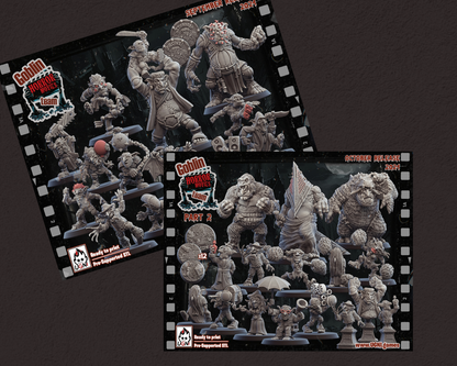 Goblin 'Horror Movie' Fantasy Football Team -  - Troll, Cheerleader, Apoth