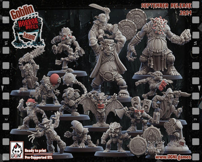 Goblin 'Horror Movie' Fantasy Football Team -  - Troll, Cheerleader, Apoth