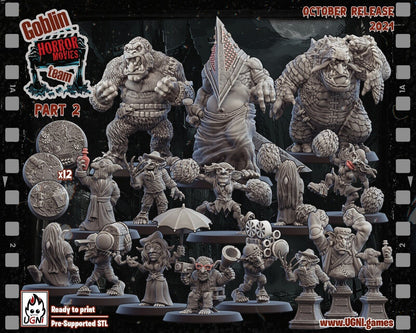 Goblin 'Horror Movie' Fantasy Football Team -  - Troll, Cheerleader, Apoth