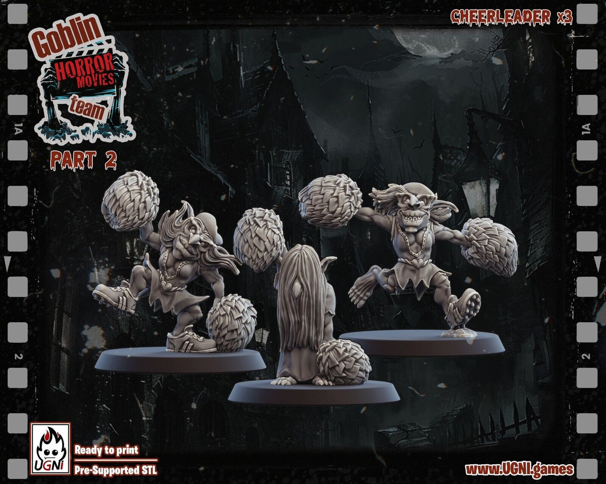 Goblin 'Horror Movie' Fantasy Football Team -  - Troll, Cheerleader, Apoth
