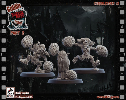 Goblin 'Horror Movie' Fantasy Football Team -  - Troll, Cheerleader, Apoth