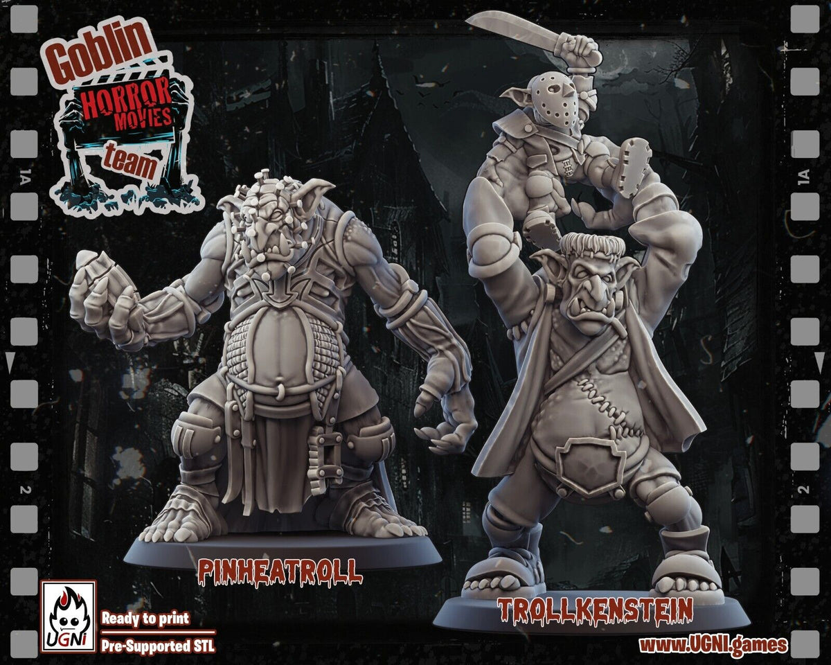 Goblin 'Horror Movie' Fantasy Football Team -  - Troll, Cheerleader, Apoth
