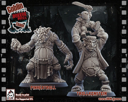 Goblin 'Horror Movie' Fantasy Football Team -  - Troll, Cheerleader, Apoth