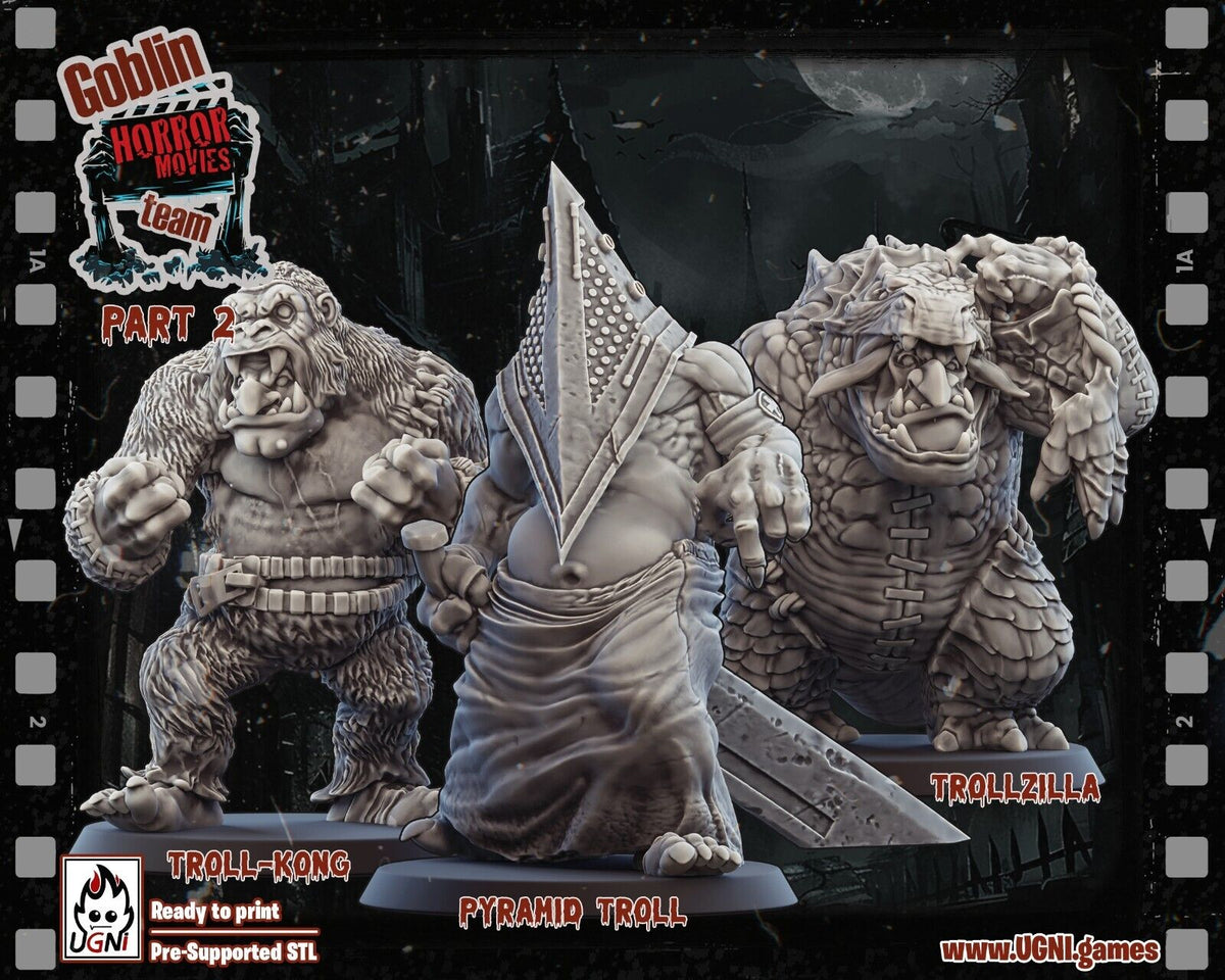 Goblin 'Horror Movie' Fantasy Football Team -  - Troll, Cheerleader, Apoth