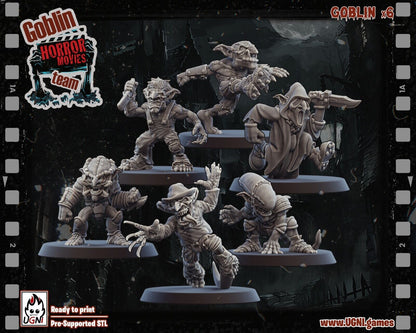 Goblin 'Horror Movie' Fantasy Football Team -  - Troll, Cheerleader, Apoth
