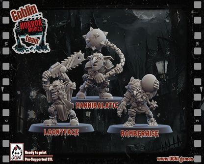 Goblin 'Horror Movie' Fantasy Football Team -  - Troll, Cheerleader, Apoth