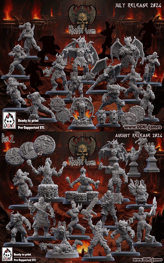 Chaos Khon Team 'Bloody Valkyrie' Proxy Fantasy Football Team - UGNI