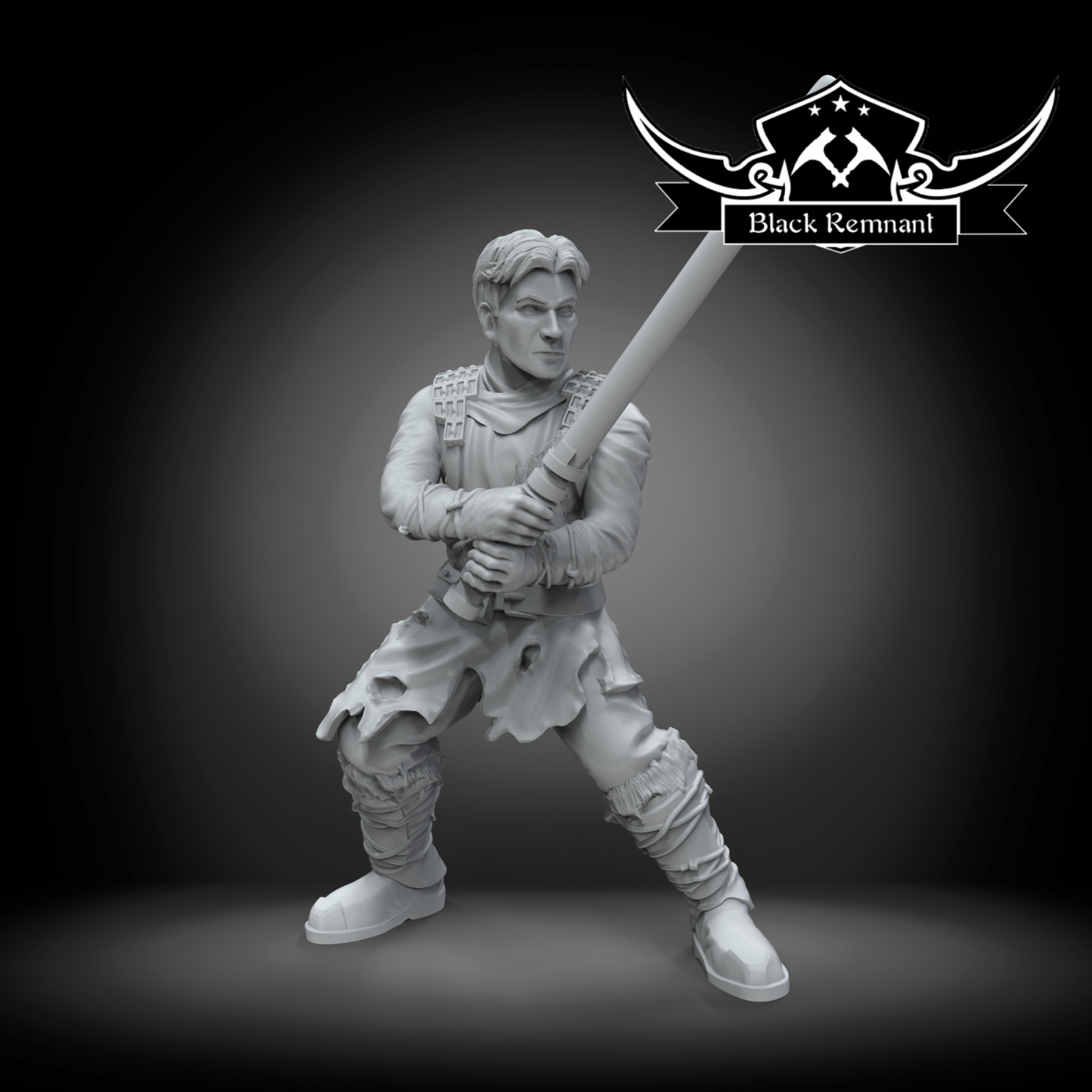 Ulic Qel Droma Star Wars Legion RPG/Shatterpoint Black Remnant