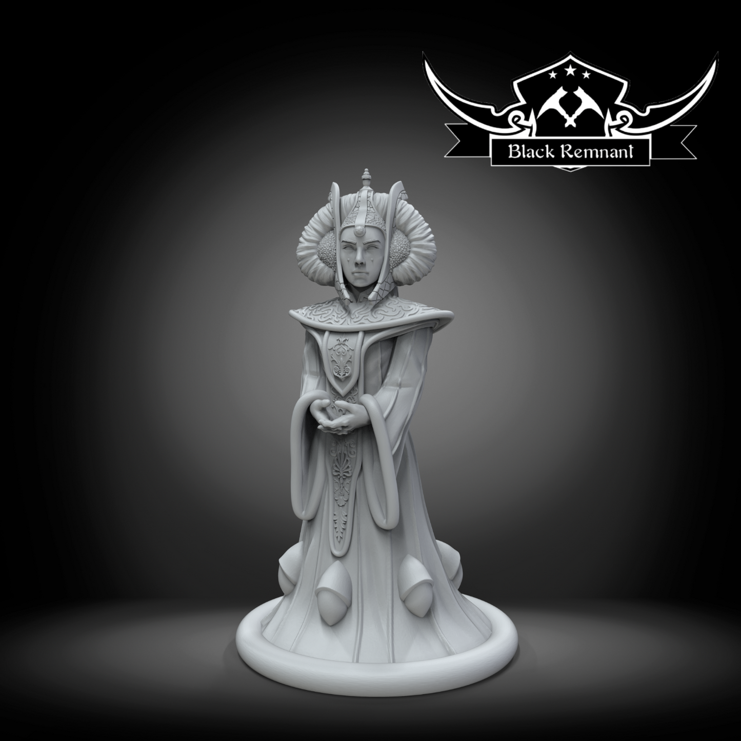 The queen (Queen Amidala) Star Wars Legion / Shatterpoint Black Remnant