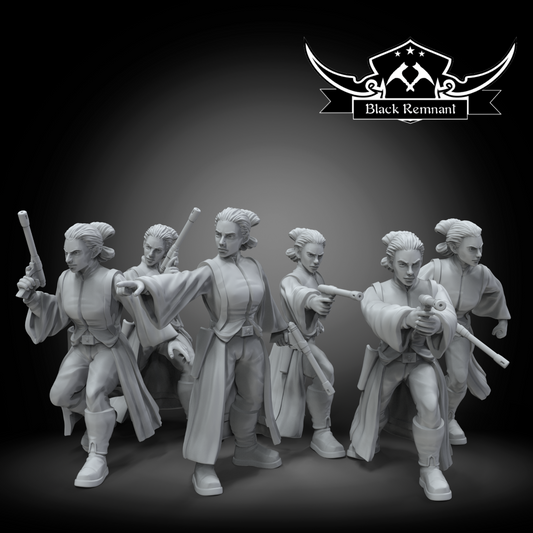 6 x Handmaiden of the queen Star Wars Legion / Shatterpoint Black Remnant